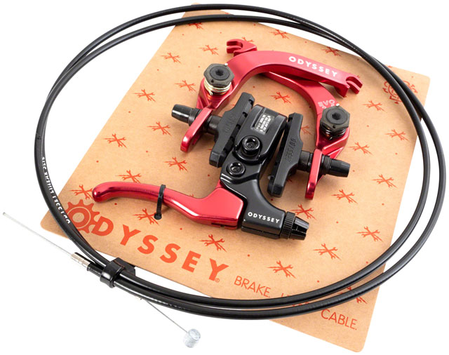 Odyssey EVO 2.5 U-Brake and Lever Kit - Anodized Red