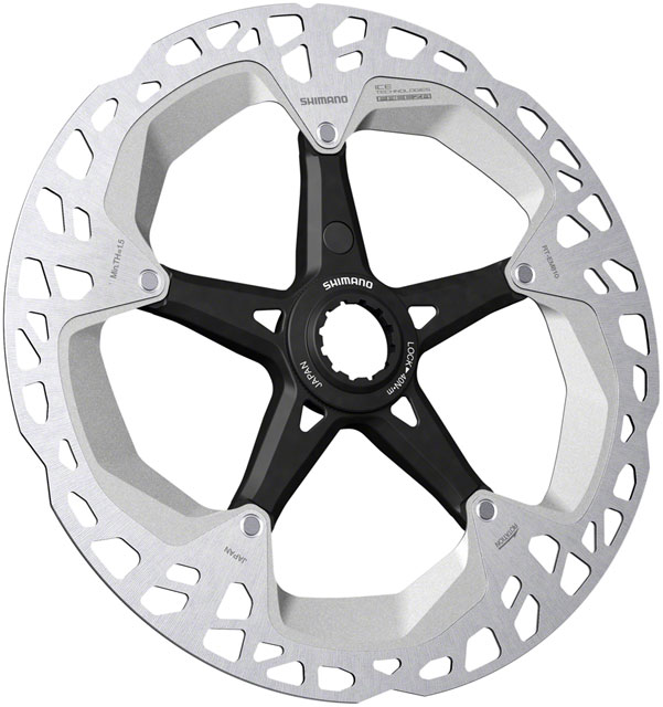 Shimano Steps RT-EM810 Disc Brake Rotor - 180mm, Center Lock, External Lockring, Rear Only with Magnet Bracket