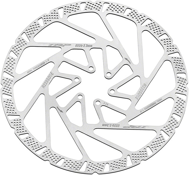 TRP S05E Race Disc Brake Rotor - 220mm, 6-Bolt, 2.3mm, Rust Blocker Treatment