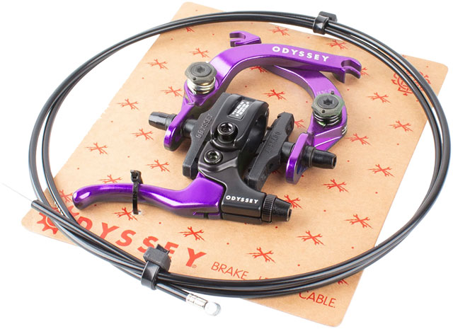 Odyssey EVO 2.5 U-Brake and Lever Kit - Anodized Purple
