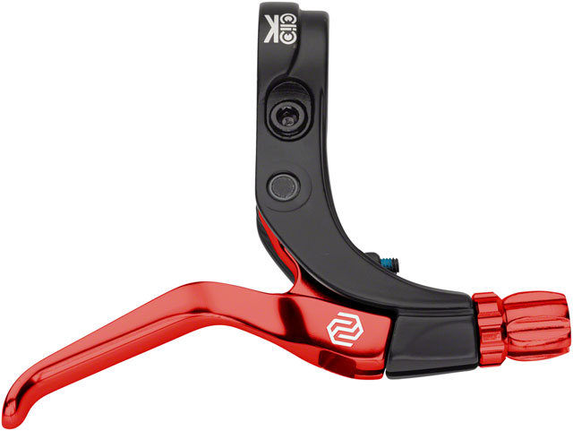 Promax Click V-Point Brake Lever - Long Reach, Red