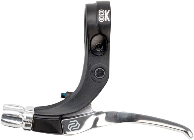 Promax Click V-Point Brake Lever - Short Reach, Silver