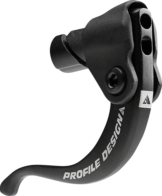 Profile Design 3/One Aluminum Reverse Brake Lever Set: Black