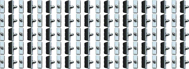 Jagwire Basics X-Caliper Brake Pads - Threaded, Black, Box of 50 Pairs