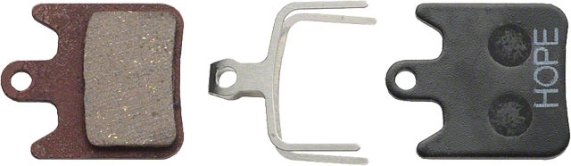 Hope X2 Disc Brake Pads - Organic Compound, Steel Back Plate
