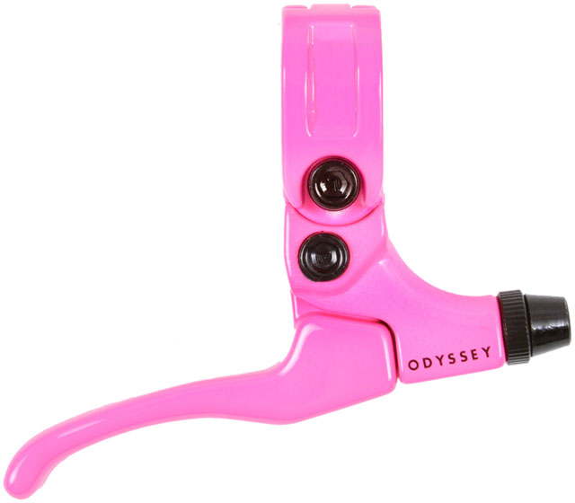 Odyssey Monolever Medium Brake Lever - Right, Hot Pink