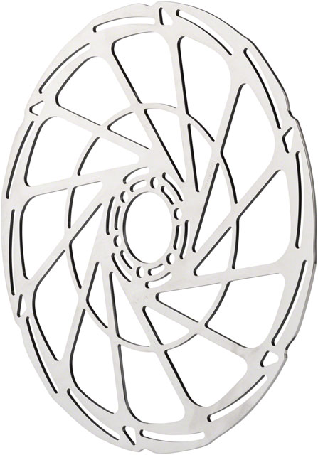 Jagwire Sport SR1 Disc Brake Rotor - 220mm, 6-Bolt, Silver