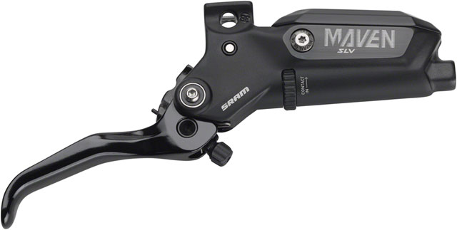 SRAM Maven Silver Disc Brake Lever Assembly - Aluminum Lever Blade, Black, A1