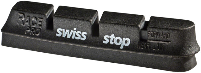 SwissStop RacePro Set of 4 Campagnolo Rim Brake Inserts, Original Black Compound