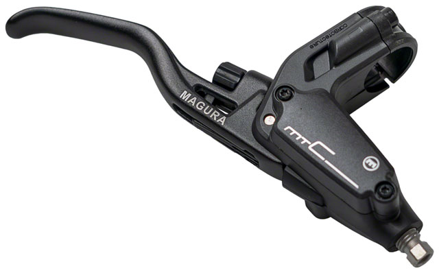 Magura MT C ABS Disc Brake Master Cylinder and Lever Assembly - 2-Finger, Right, Aluminum Blade, Black