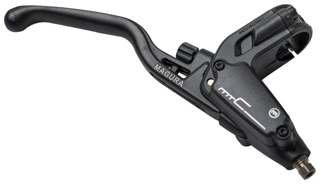 Magura MT C ABS Disc Brake Master Cylinder and Lever Assembly - 3-Finger, Right, Aluminum Blade, Black