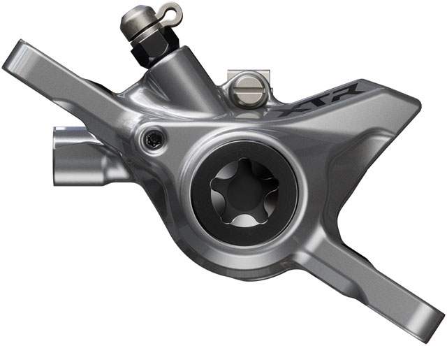 Shimano XTR BR-M9200 XC Disc Brake Caliper - Front or Rear, Post Mount, 2-Piston, Includes K04TI Metal Pads