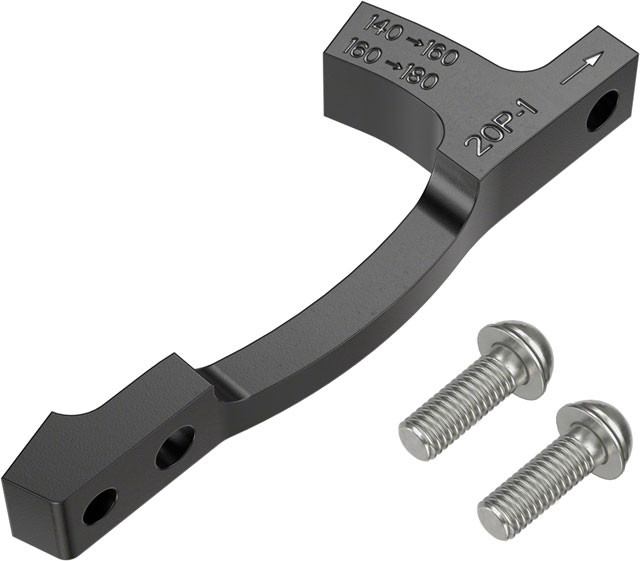 SRAM Post Bracket 20 P 1 Disc Brake Adaptor - For 160mm and 180mm Rotors Only, Includes Bracket and Titanium Bolts