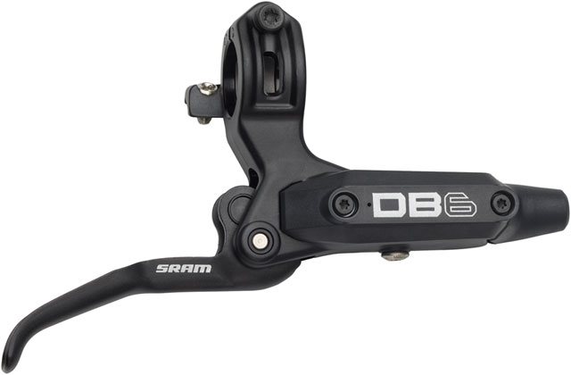 SRAM DB6/4 Disc Brake Lever Assembly - Right, Aluminum Lever Blade, Diffusion Biack, A1
