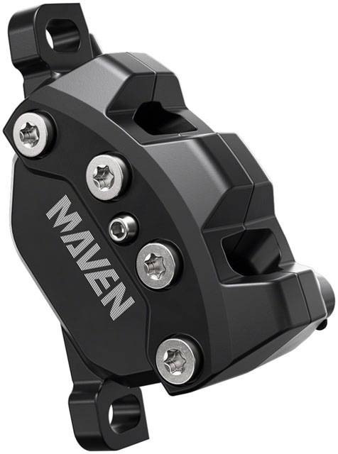 SRAM Maven Base Disc Brake Caliper Assembly - Front/Rear, Post Mount, 4-Piston, Diffusion Black, A1