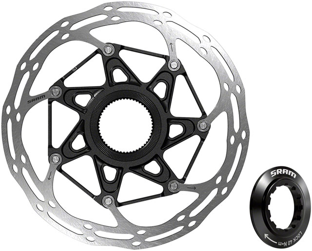 SRAM CenterLine X Disc Brake Rotor - 160mm, Center Lock, 1.85mm, Includes Internal Tooled Lockring