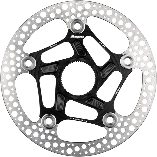 Hope RX Disc Rotor - 140mm, Center-Lock, Black