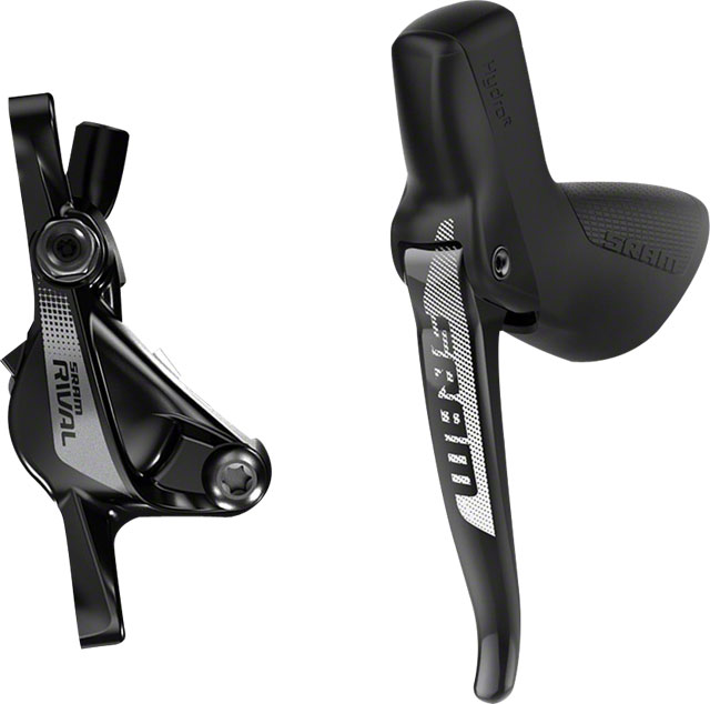 SRAM Rival 1 Disc Brake and Lever - Left/Front, Hydraulic, Post Mount, Black, A1