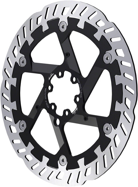 Magura MDR-P Disc Brake Rotor - 203mm, 6-Bolt, For eBike, Silver/Black