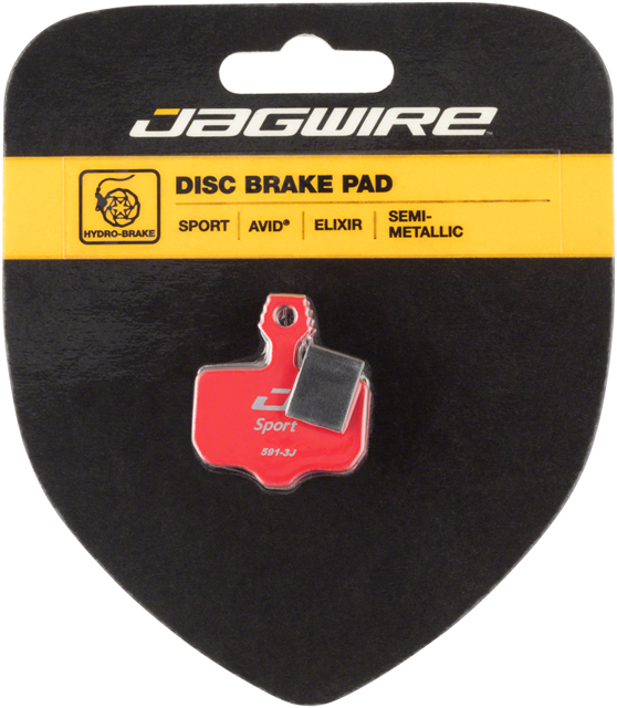 Jagwire Mountain Sport Semi-Metallic Disc Brake Pads for Avid Elixir R, CR1, 3, 5, 7, 9, X0, XX