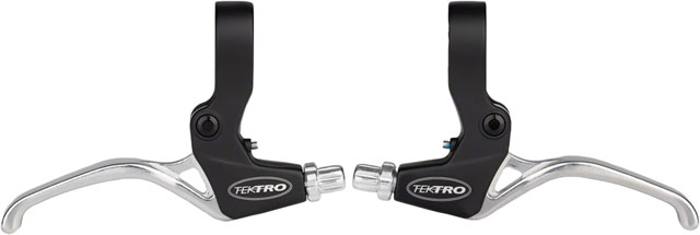 Tektro TS325 Linear Pull Brake Lever Set - Black/Silver