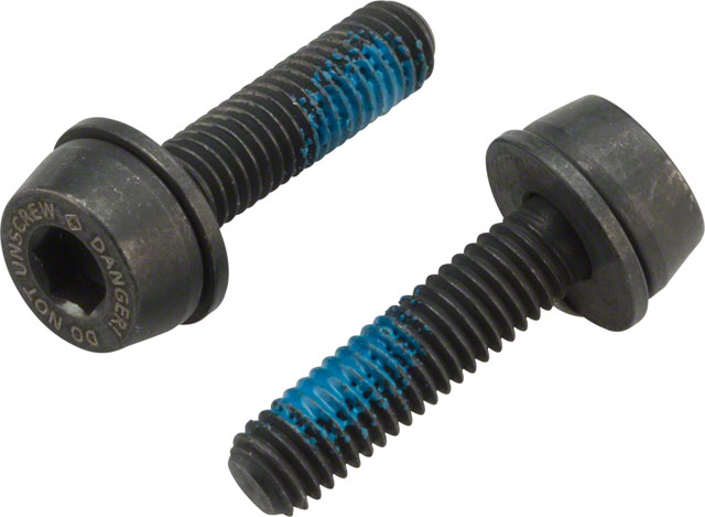 Campagnolo H11 Disc Caliper Mounting Screws, 2x19mm, for 10-14mm Rear Mount Thickness