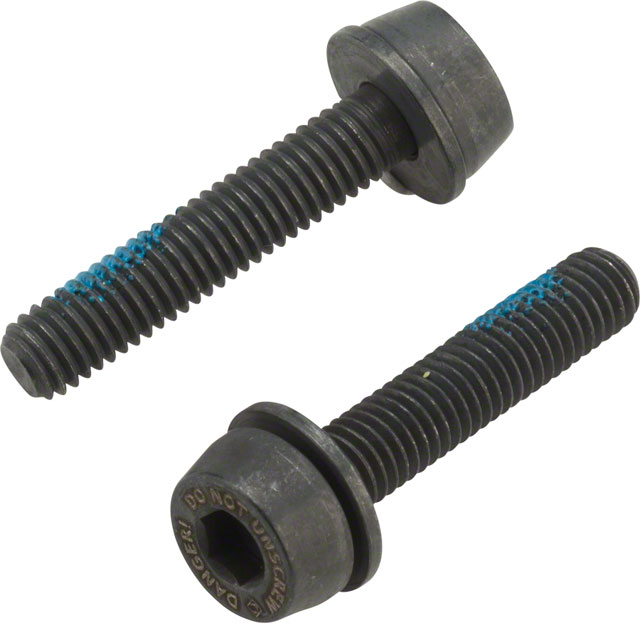Campagnolo H11 Disc Caliper Mounting Screws, 2x24mm, for 15-19mm Rear Mount Thickness
