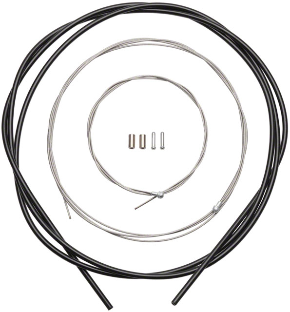 Shimano Road Stainless Brake Cable and Housing Set, Black