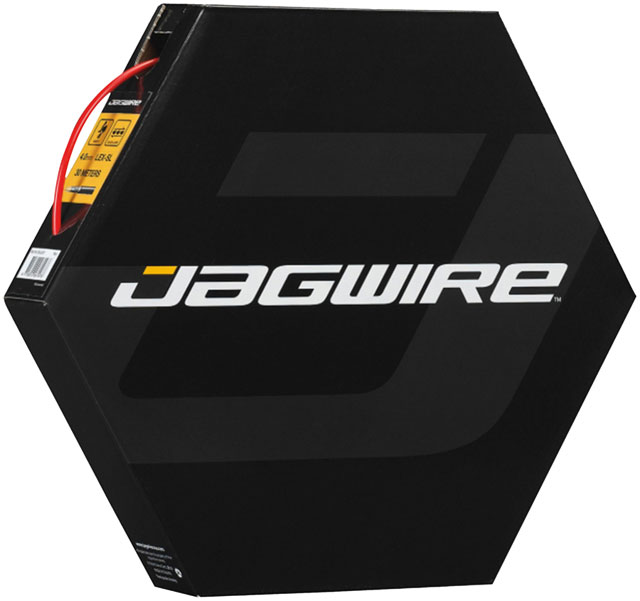 Jagwire 4mm LEX Shift Housing Red with Slick-Lube Liner 30 Meter Shop Roll
