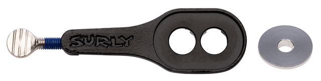 Surly Hurdy Gurdy Chain Tensioner - 9/10mm Axles, Black, Each