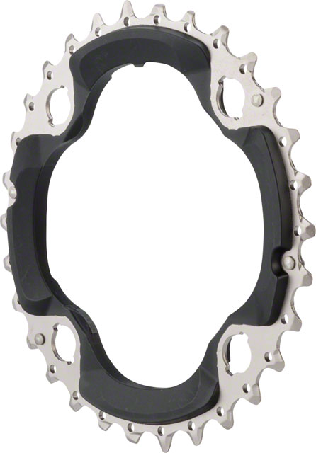 Shimano SLX FC-M672 Chainring - 30t, 96mm BCD, 10-Speed Middle, For 22-30-40t Set