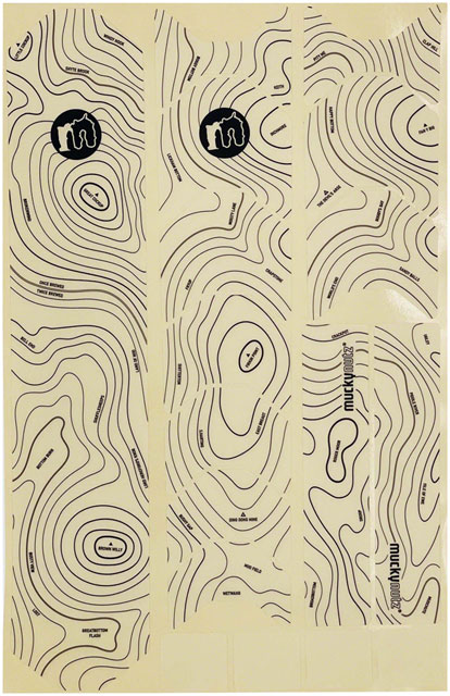 Muckynutz Contours Frame Protection - 17-Piece, Black Matte