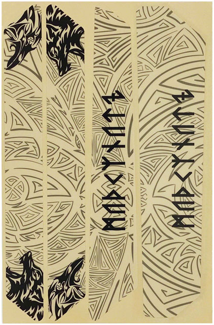 Muckynutz Viking Stay Protector - 4-Piece, Black Matte