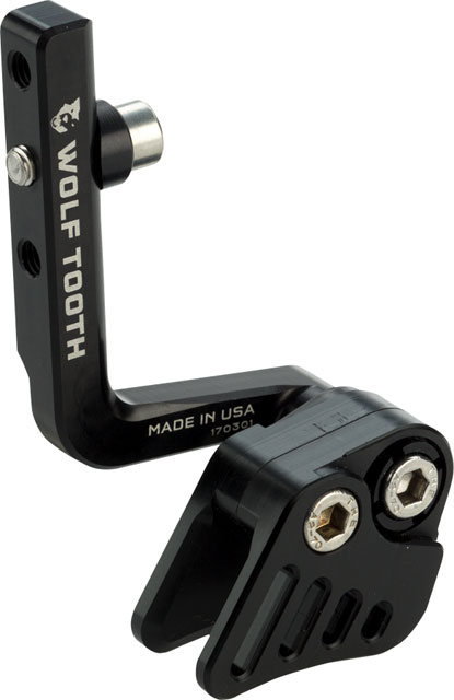 Wolf Tooth Gnarwolf Chainguide Braze-On Mount, Black, Rev 1