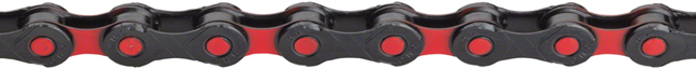 KMC DLC 12 Chain - 12-Speed, 126 Links, Black/Red