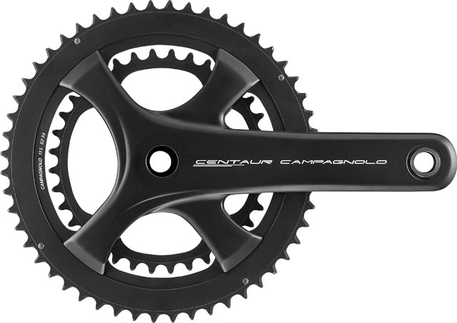 Campagnolo Centaur Crankset - 172.5mm, 11-Speed, 50/34t, 112/146 Asymmetric BCD, Campagnolo Ultra-Torque Spindle Interface, Black