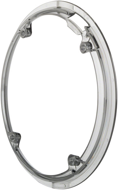 SR Suntour Chainguard: 42t Outer Ring, Smoke