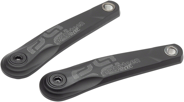 e*thirteen e*spec Plus Ebike Crank Arm Set - 165mm, Bosch CX Gen4, Black,