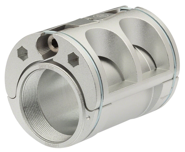 Problem Solvers Bushnell Eccentric Lightweight Bottom Bracket - 68mm x 54mm, Silver