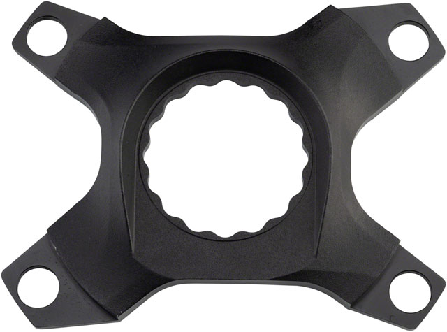 Easton Asymetric CINCH Spider: 4-Bolt, Dual-Chainring, Black