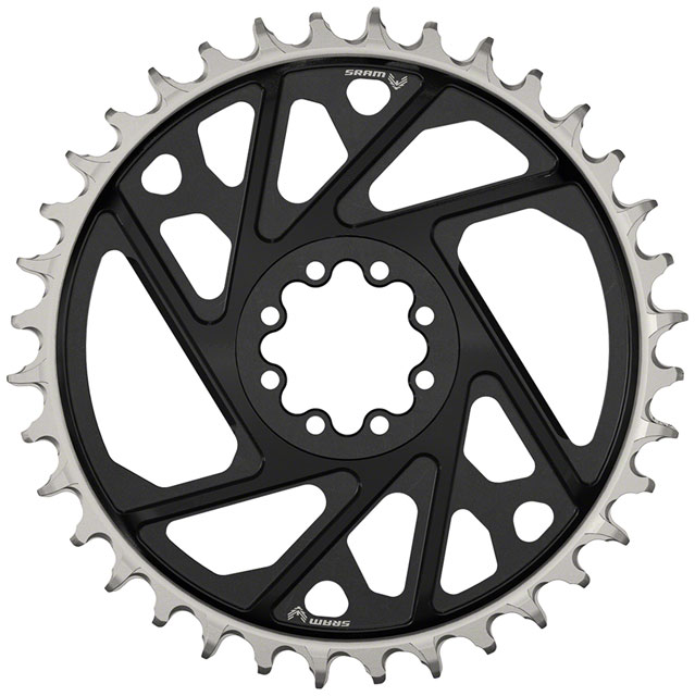 SRAM XX Eagle T-Type Direct Mount Chainring - 34t, 12-Speed, 8-Bolt Direct Mount, 3mm Offset, Aluminum, Black, D1