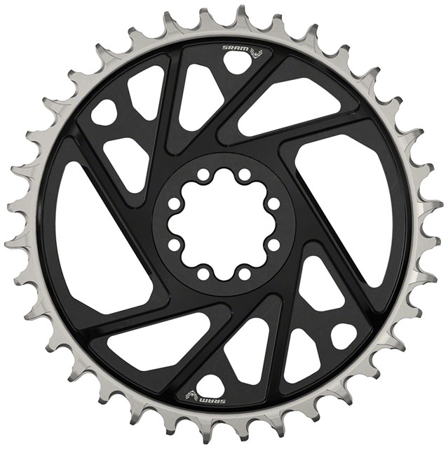 SRAM XX Eagle T-Type Direct Mount Chainring - 36t, 12-Speed, 8-Bolt Direct Mount, 3mm Offset, Aluminum, Black, D1