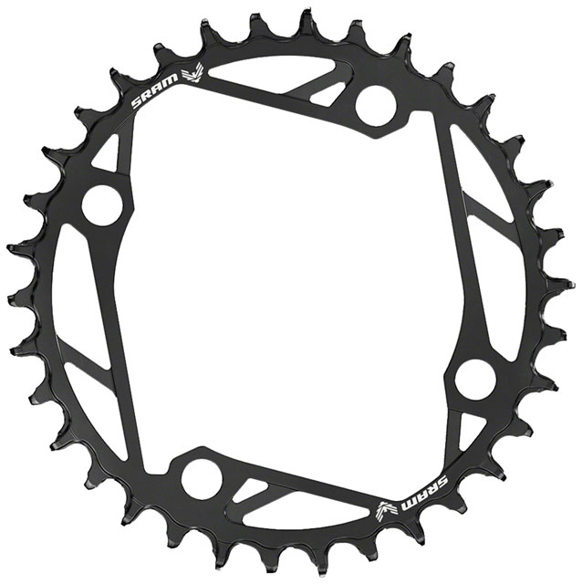 SRAM Eagle T-Type Chainring - 36t, 12-Speed, 104 BCD, Steel, Black