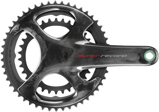 Campagnolo Super Record Crankset - 172.5mm, 12-Speed, 52/36t, 112/146 Asymmetric BCD, Campagnolo Ultra-Torque Spindle Interface, Carbon
