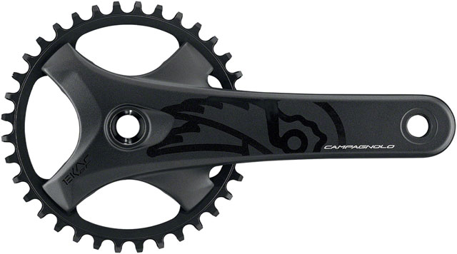 Campagnolo EKAR GT Crankset - 170mm, 13-Speed, 36t, 123mm BCD, Campagnolo Ultra-Torque Spindle Interface, Black