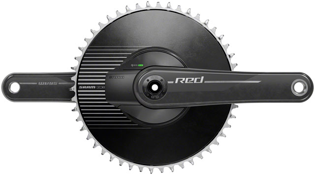 SRAM RED 1 AXS Power Meter Crankset -  170mm, 12-Speed, 50t Aero Chainring, 8-Bolt Direct Mount, DUB Spindle Interface, Natural Carbon, E1