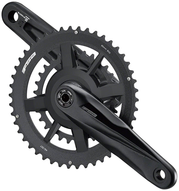 Full Speed Ahead Gossamer Pro AGX+ 2x Crankset  - 165mm, 11-Speed, 46/30t, DM/90 BCD, 24mm MegaExo Spindle, N11, Black