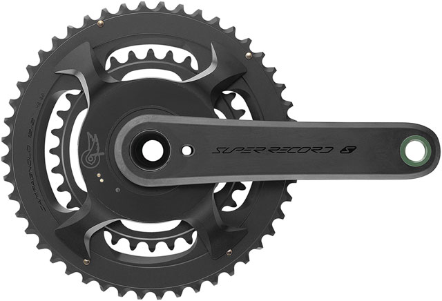 Campagnolo Super Record S Wireless Power Meter Crankset - 165mm, 12-Speed, 48/32t, Campy 121/88 Asym BCD, Ultra Torque Spindle, Carbon