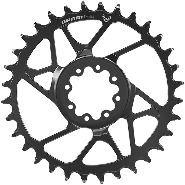 SRAM S1000 Eagle T-Type Direct Mount Chainring - 32t, 12-Speed, 8-Bolt Direct Mount, 3mm Offset, Aluminum, Black