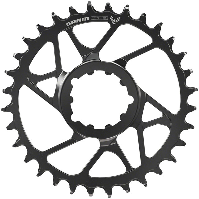 SRAM Eagle 70 T-Type Direct Mount Chainring - 30t, 12-Speed, 3-Bolt Direct Mount, 3mm Offset, Steel, Black
